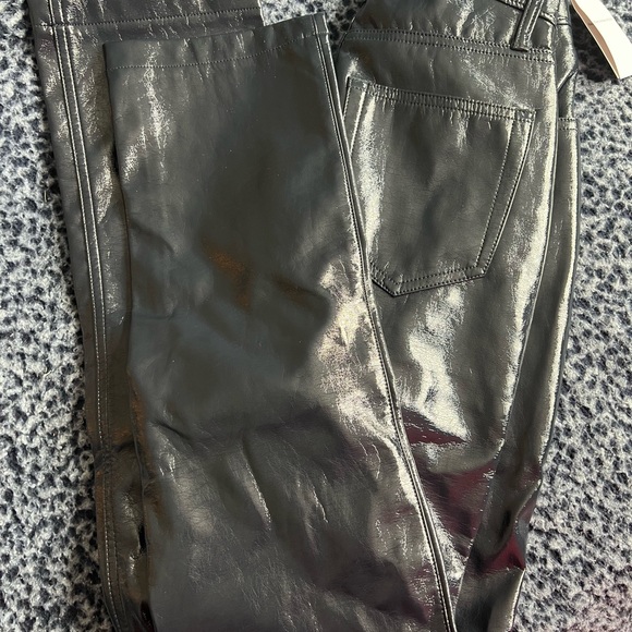 Patent Leather 90s Straight Pant - Picture 2 of 4
